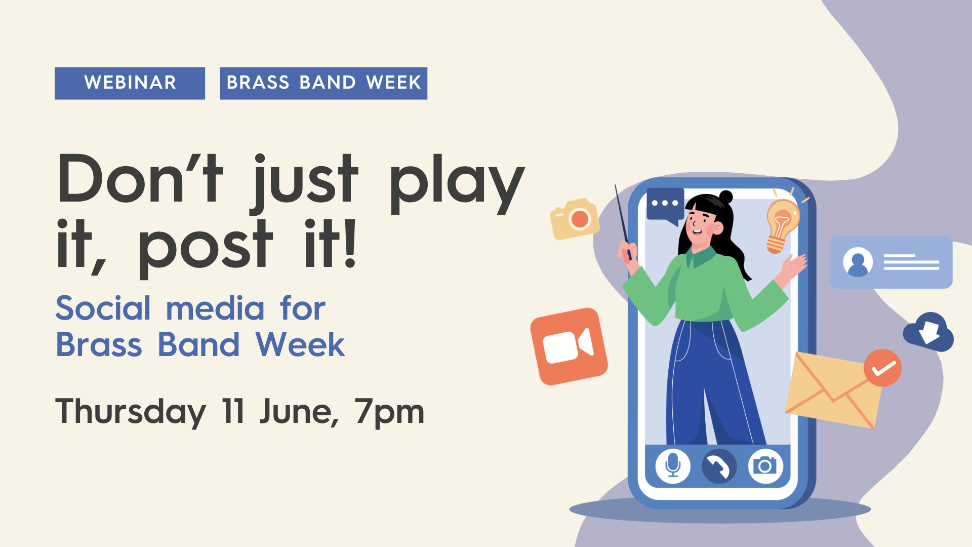 Don't just play it, post it!