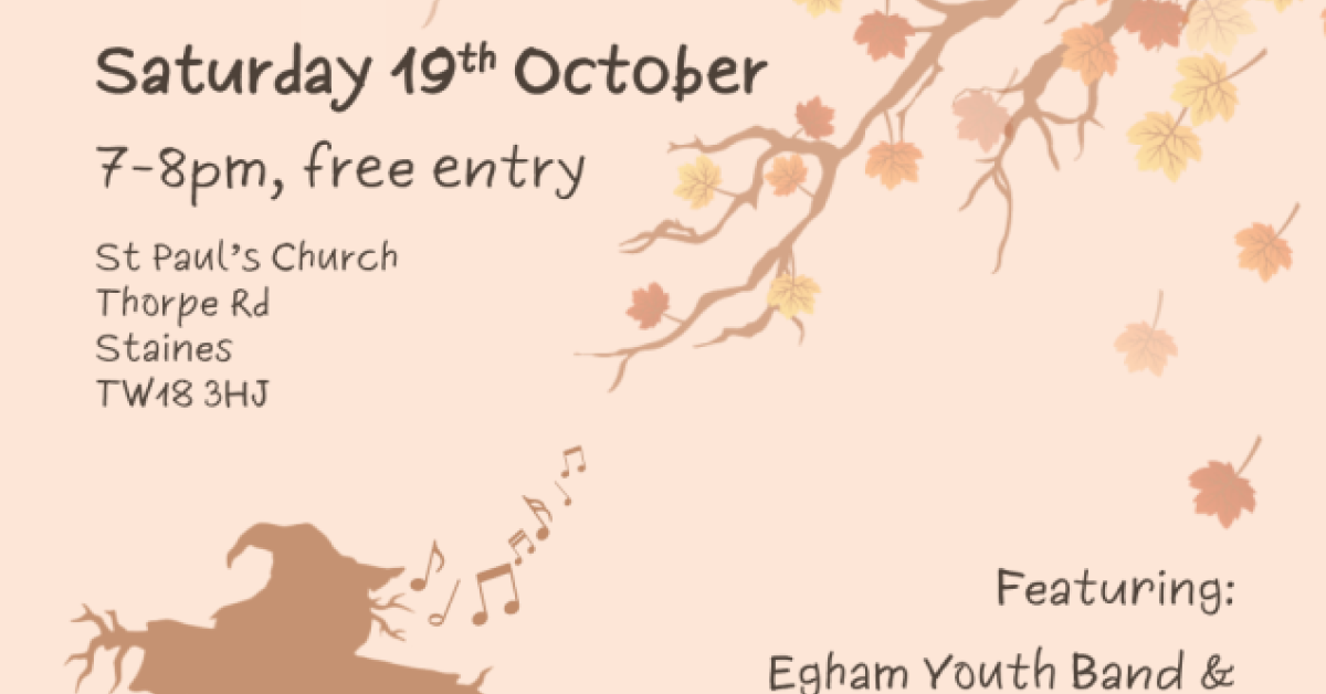 Autumn Concert Poster (Egham Youth Bands)