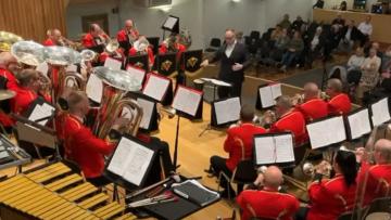 Matt Ryan conducting Foden's Band