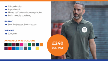 Details of Arc's polo shirt deal